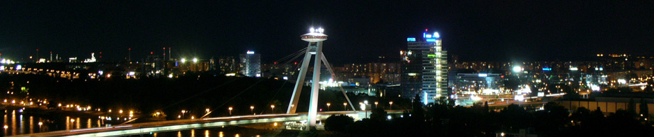 Bratislava bei Nacht